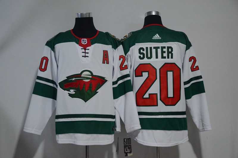 Minnesota Wild #20 Ryan Suter White Adidas Stitched Jersey